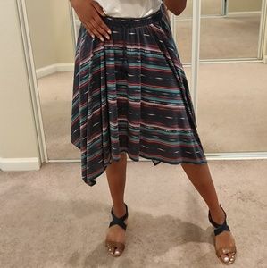 CUTE striped skirt with tassles!